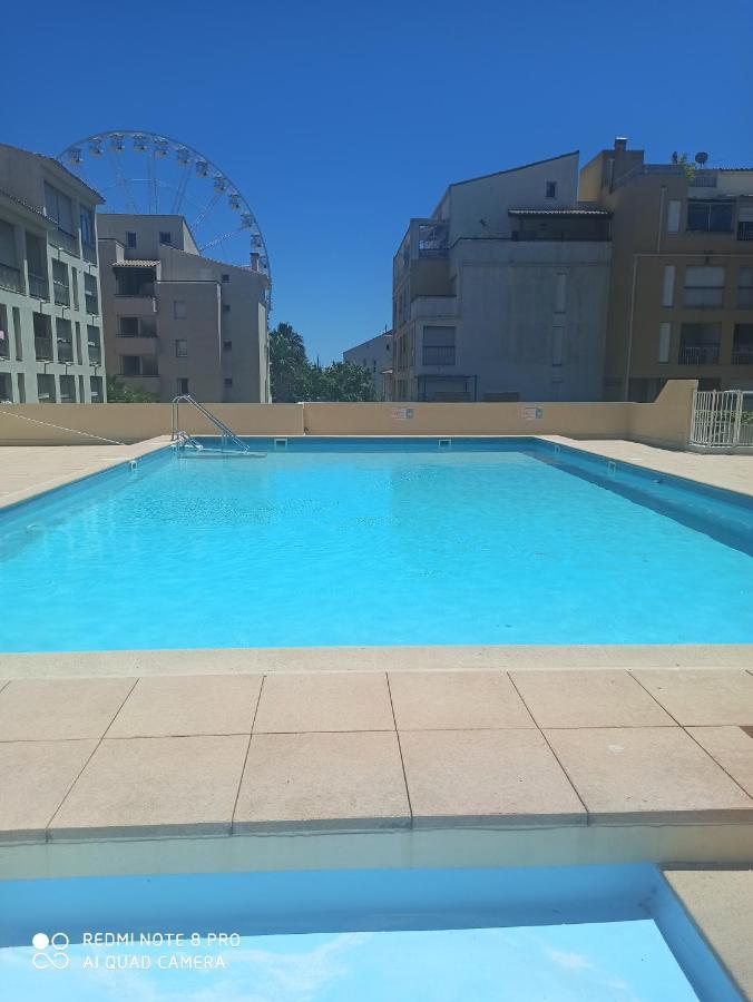 Port Studio Piscine, Parking, Prive,Navette Aeroport Agde Zewnętrze zdjęcie